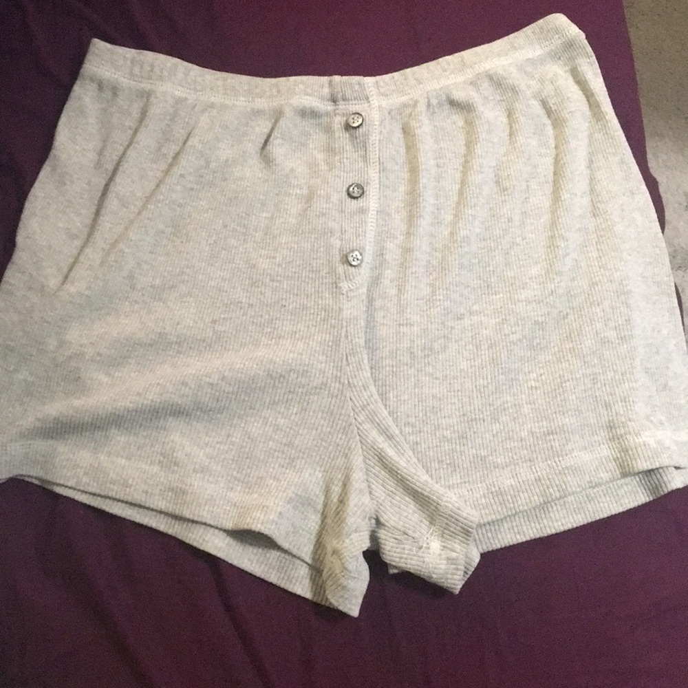 Grey loose shorts very comfy for night time